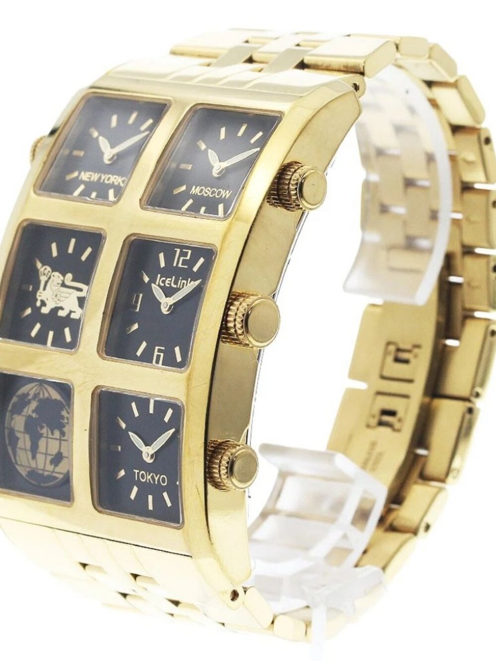 ICE LINK generation 4 time black Dial Quartz Men's Watch_944135